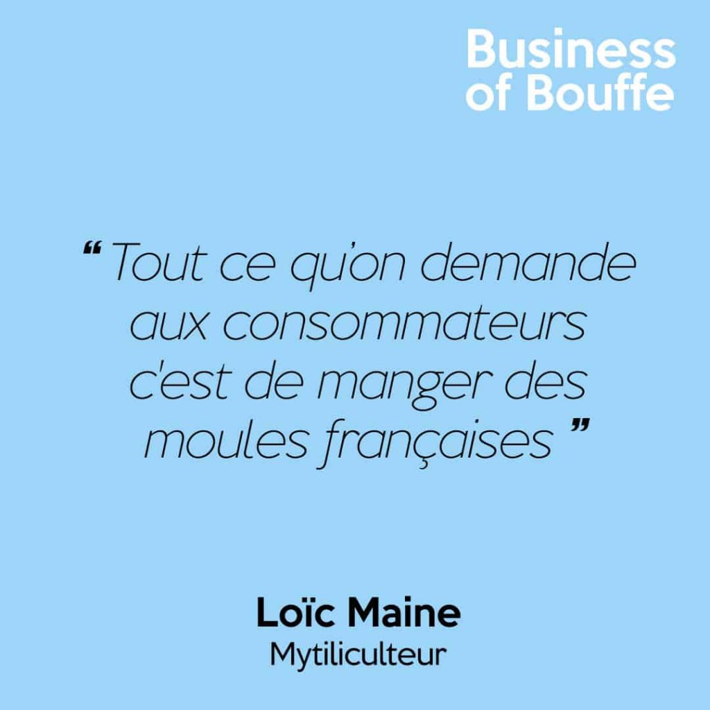 Loïc Maine Mytiliculteur Moules de Bouchot