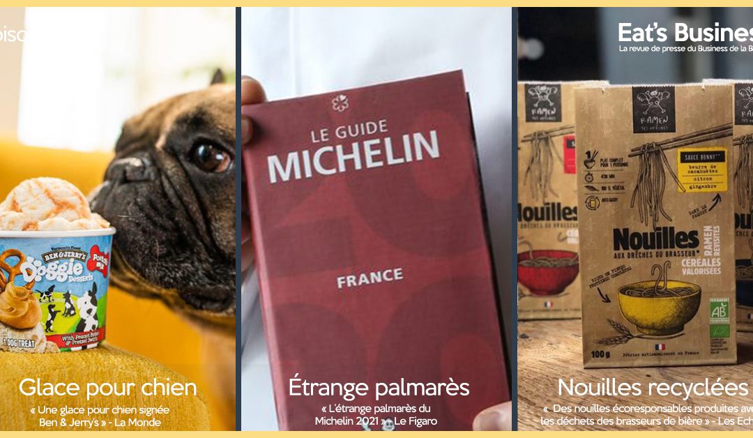 Eat’s Business #3 | Glace pour chien, l’étrange palmarès du Guide Michelin et nouilles écoresponsables